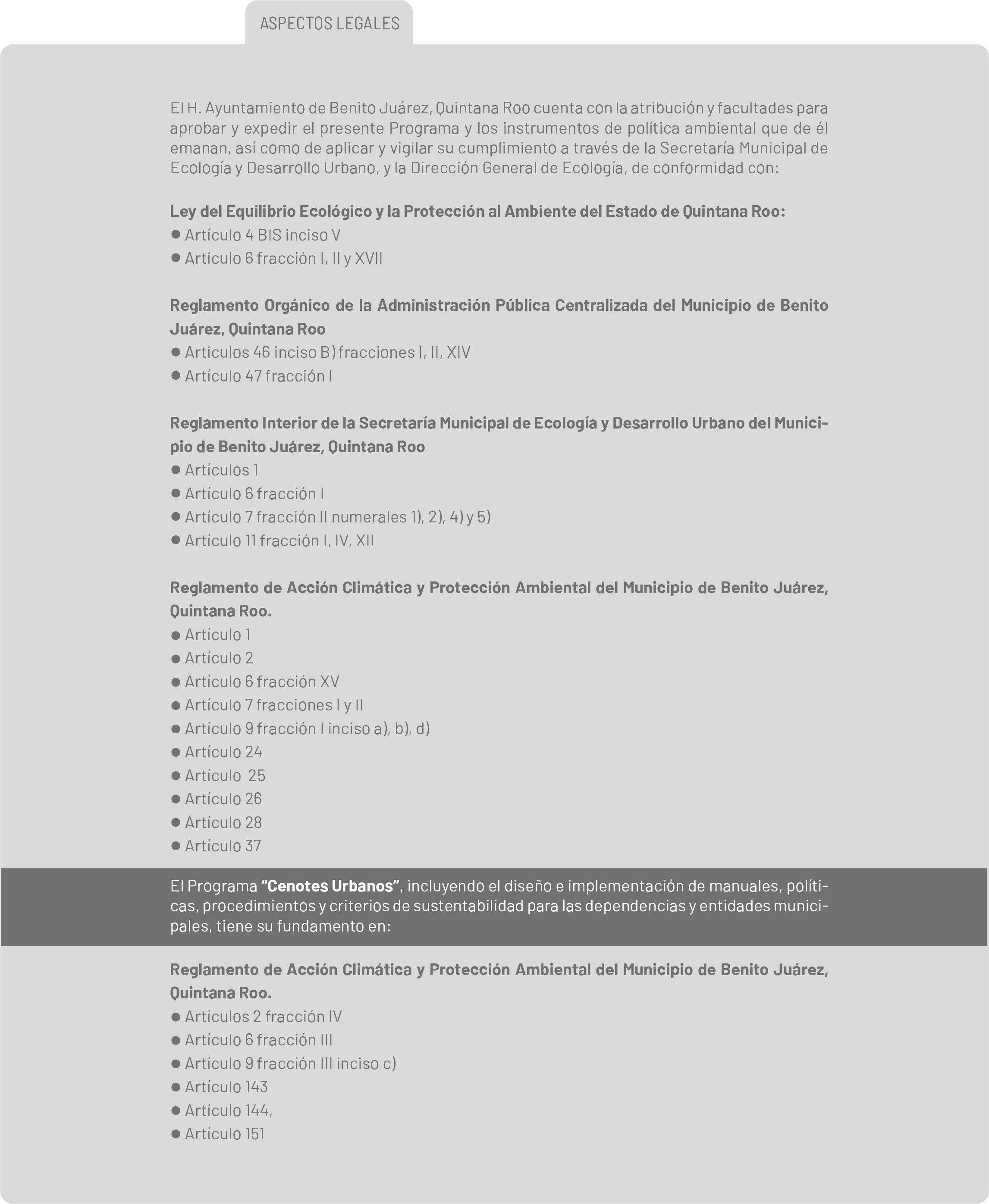 Aspectos Legales